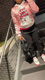 Jayden Letter Cotton Padded Jacket - Fashion Pov