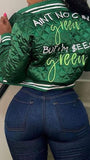 Jayden Letter Cotton Padded Jacket - Fashion Pov