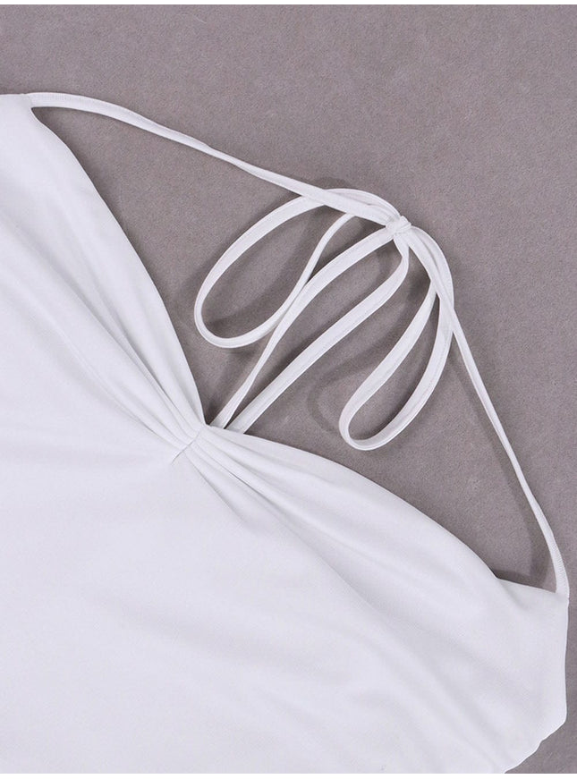 Jean Sleeveless Top & Skirt Set - Fashion Pov