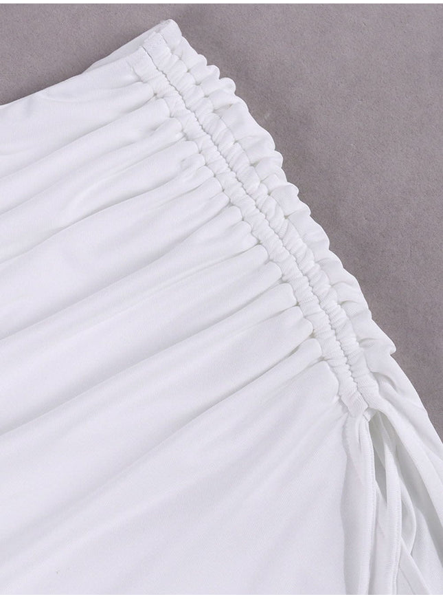 Jean Sleeveless Top & Skirt Set - Fashion Pov