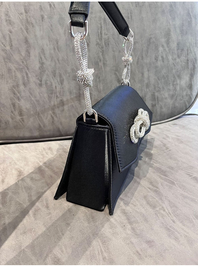 Jesse Rhinestone Shoulder Bag - Fashion Pov