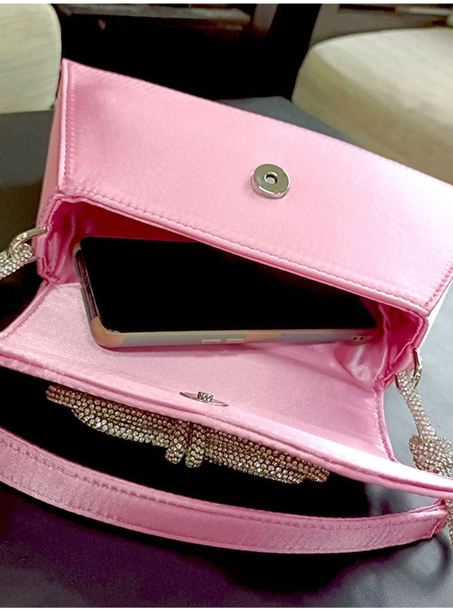 Jesse Rhinestone Shoulder Bag - Fashion Pov