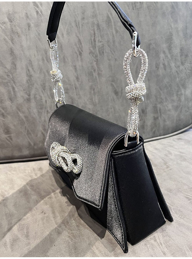 Jesse Rhinestone Shoulder Bag - Fashion Pov