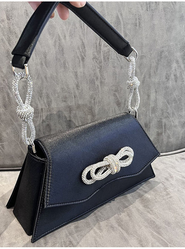 Jesse Rhinestone Shoulder Bag - Fashion Pov