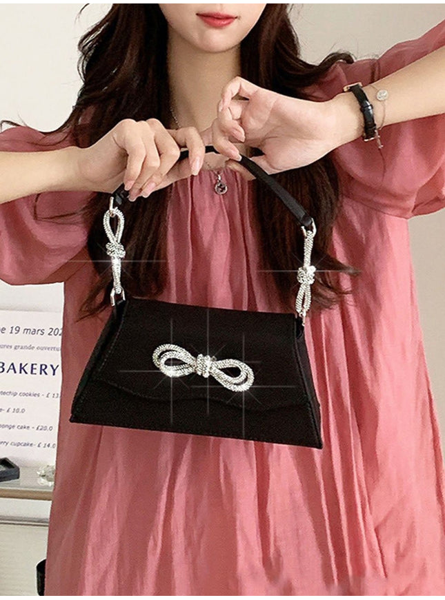 Jesse Rhinestone Shoulder Bag - Fashion Pov