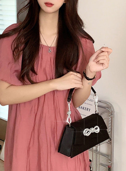 Jesse Rhinestone Shoulder Bag - Fashion Pov