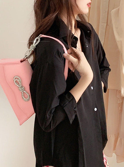 Jesse Rhinestone Shoulder Bag - Fashion Pov