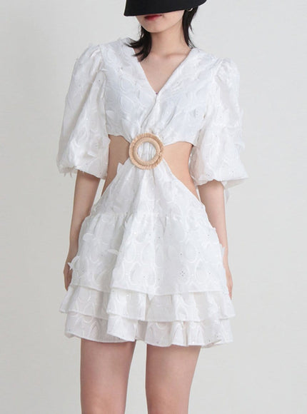 Jett Hollow Out Mini Dress - Fashion Pov
