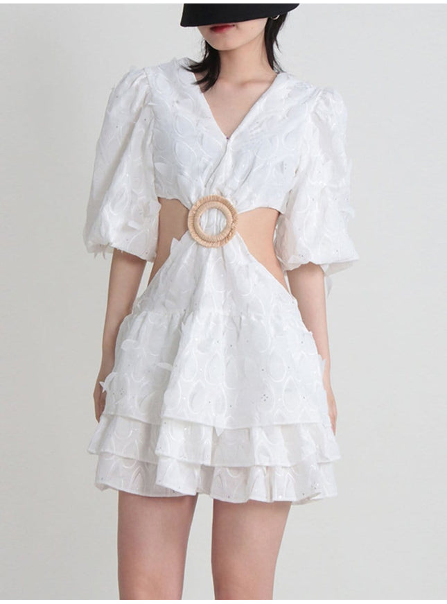 Jett Hollow Out Mini Dress - Fashion Pov