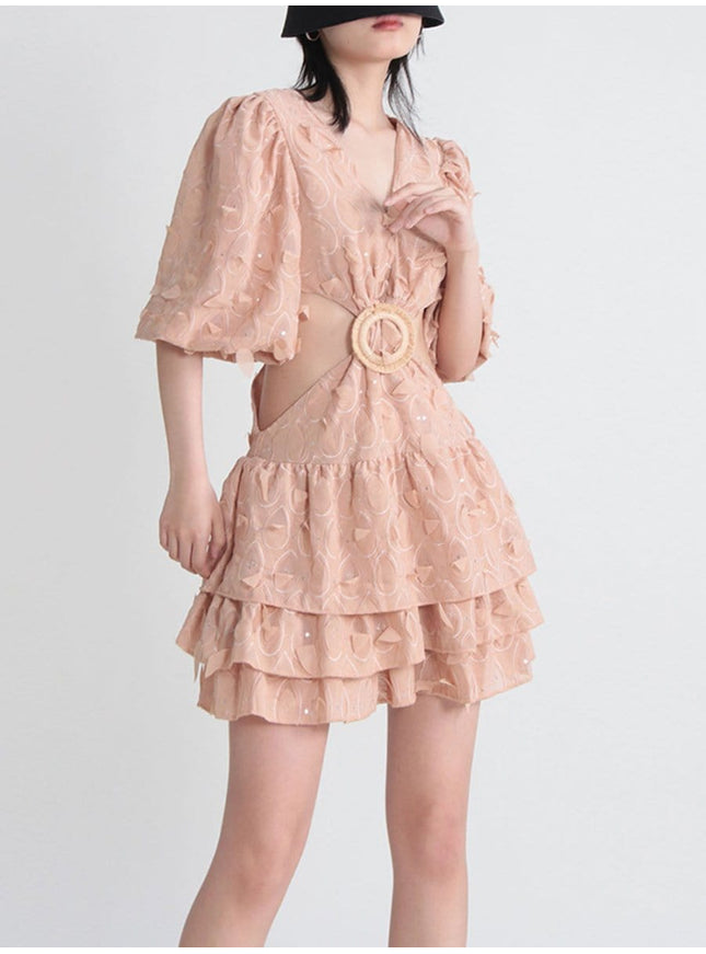 Jett Hollow Out Mini Dress - Fashion Pov