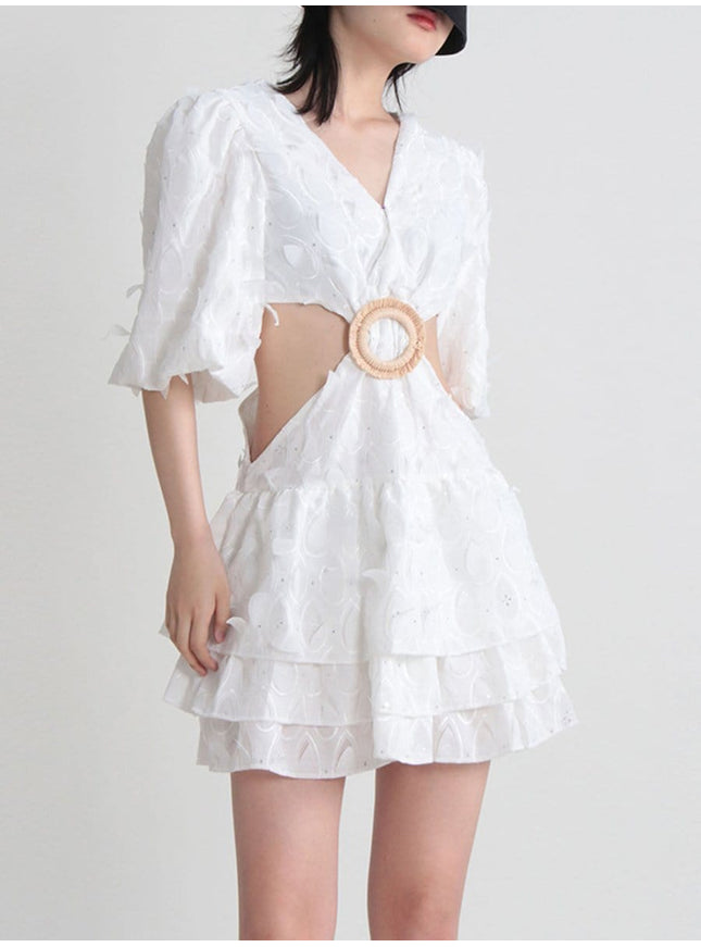 Jett Hollow Out Mini Dress - Fashion Pov