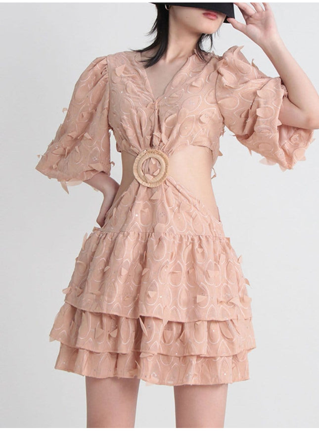 Jett Hollow Out Mini Dress - Fashion Pov