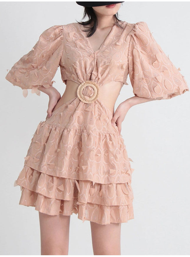 Jett Hollow Out Mini Dress - Fashion Pov