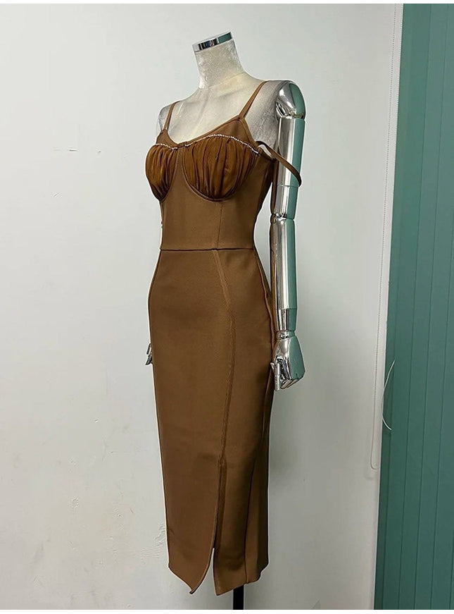 Juniper Sleeveless Bodycon Midi Dress - Fashion Pov