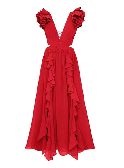 Keziah Ruffle Swimsuit & Skirt Set - Fashion Pov
