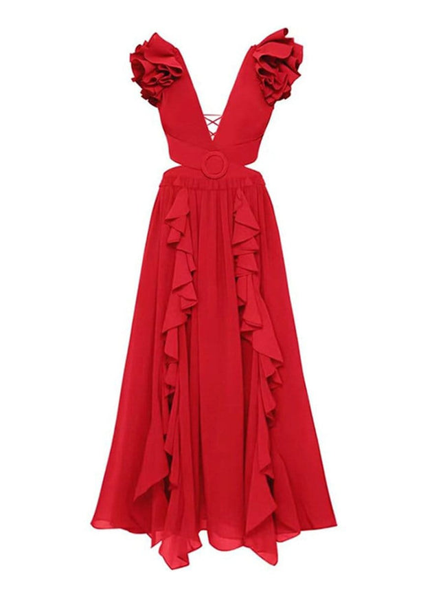 Keziah Ruffle Swimsuit & Skirt Set - Fashion Pov