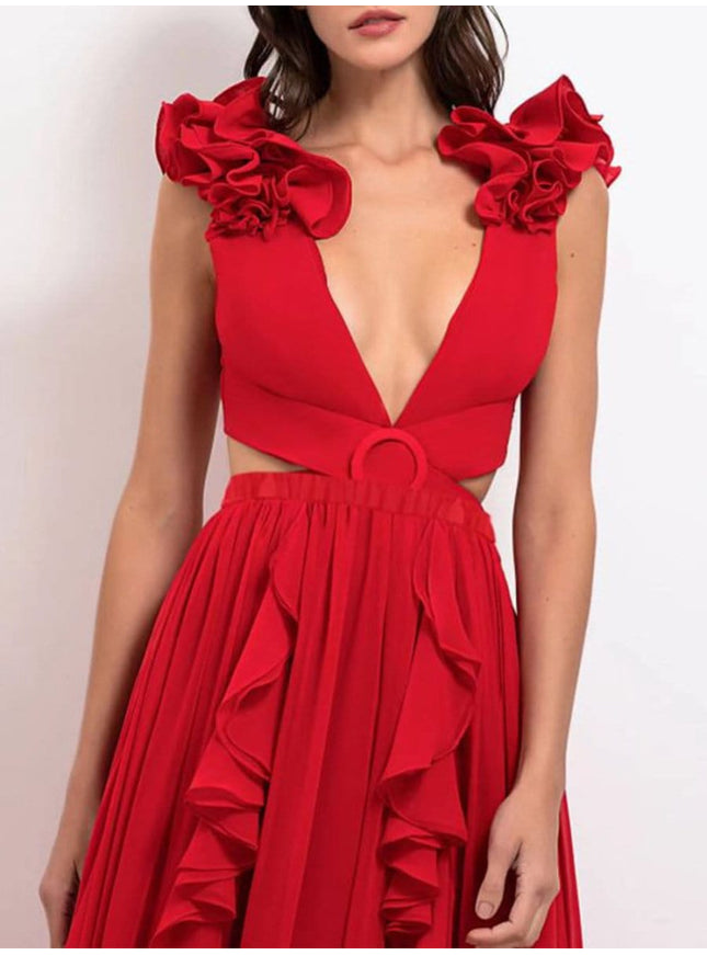 Keziah Ruffle Swimsuit & Skirt Set - Fashion Pov