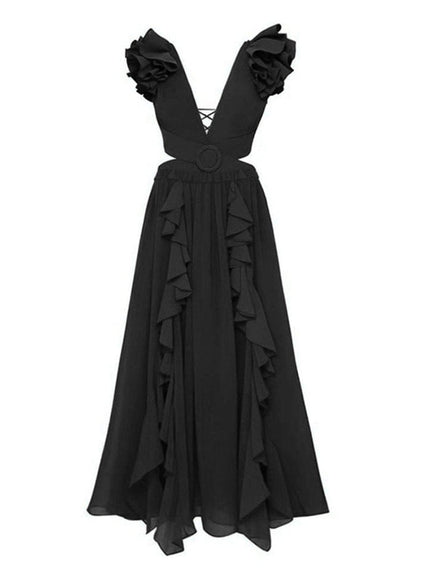 Keziah Ruffle Swimsuit & Skirt Set - Fashion Pov