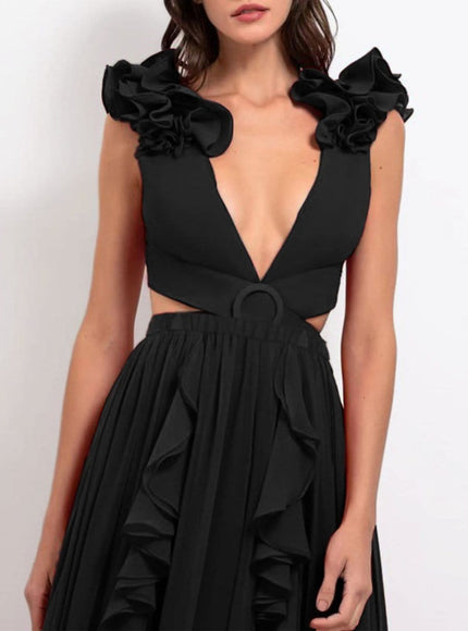 Keziah Ruffle Swimsuit & Skirt Set - Fashion Pov