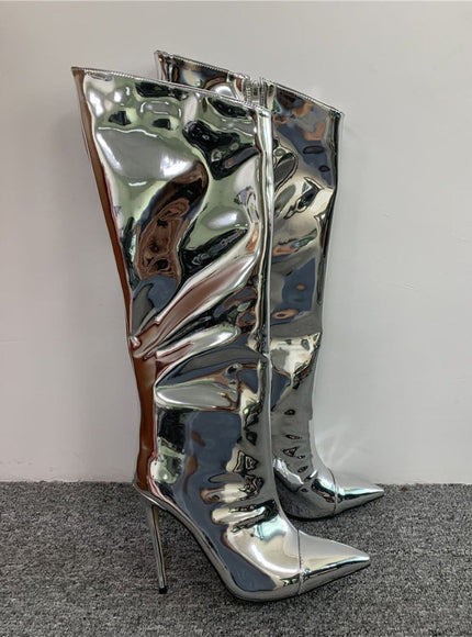 Khadijah Toe Knee Boot - Fashion Pov