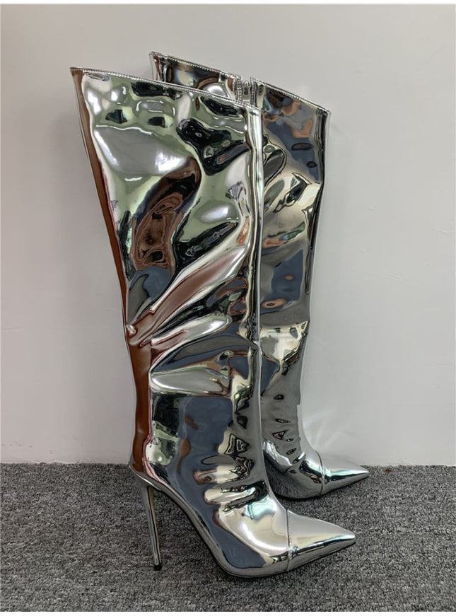 Khadijah Toe Knee Boot - Fashion Pov