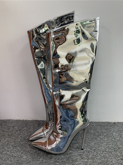 Khadijah Toe Knee Boot - Fashion Pov