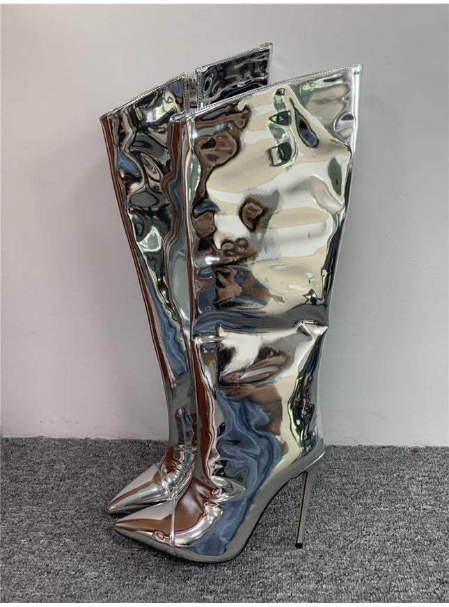 Khadijah Toe Knee Boot - Fashion Pov