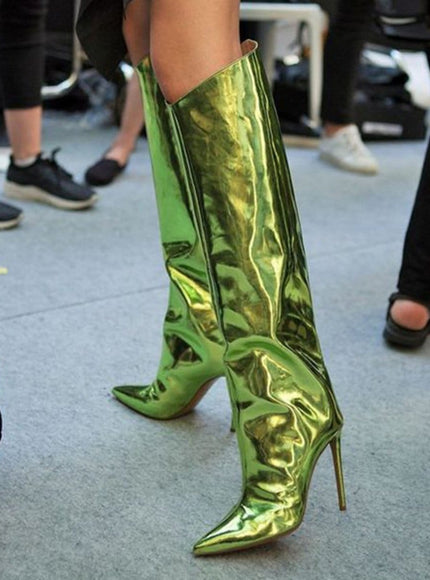 Khadijah Toe Knee Boot - Fashion Pov