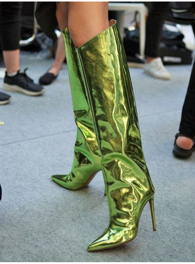 Khadijah Toe Knee Boot - Fashion Pov