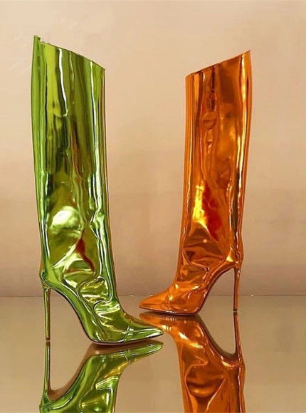 Khadijah Toe Knee Boot - Fashion Pov