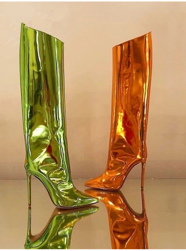 Khadijah Toe Knee Boot - Fashion Pov