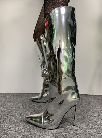 Khadijah Toe Knee Boot - Fashion Pov
