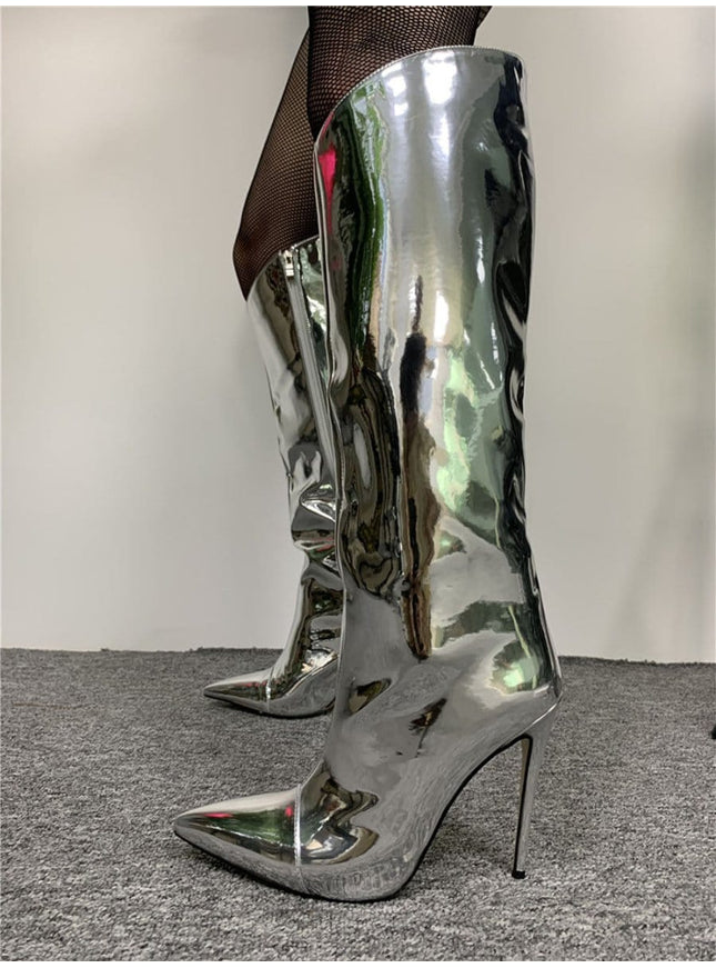 Khadijah Toe Knee Boot - Fashion Pov