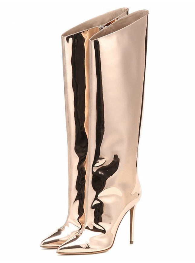 Khadijah Toe Knee Boot - Fashion Pov