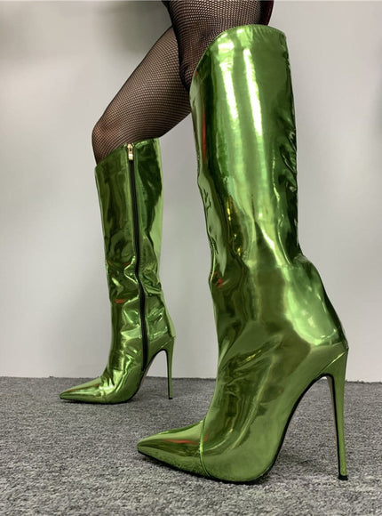 Khadijah Toe Knee Boot - Fashion Pov