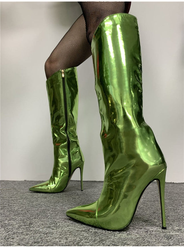 Khadijah Toe Knee Boot - Fashion Pov