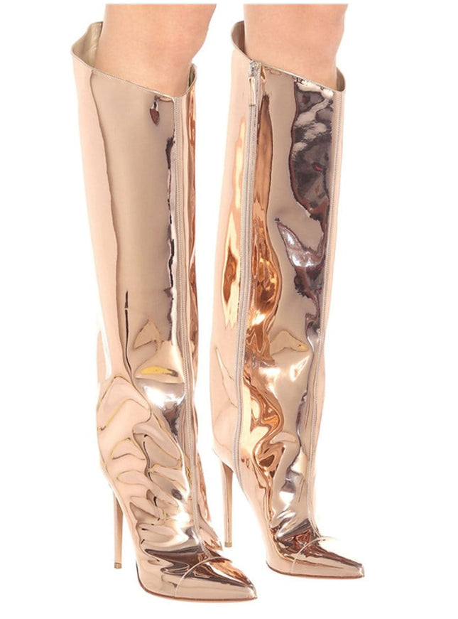 Khadijah Toe Knee Boot - Fashion Pov