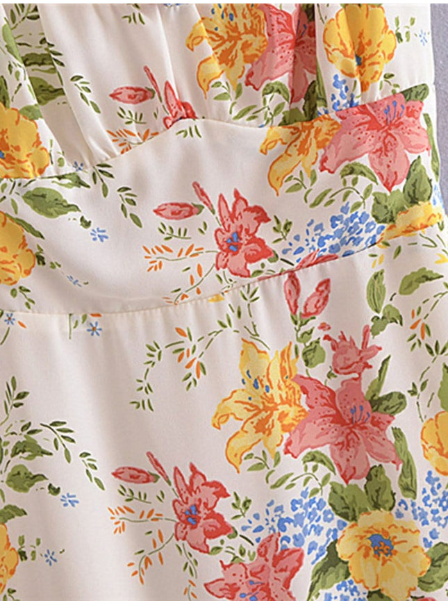 Kinsley Floral Ruffle Mini Dress - Fashion Pov