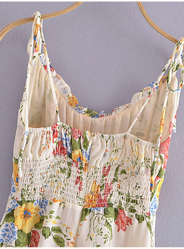 Kinsley Floral Ruffle Mini Dress - Fashion Pov