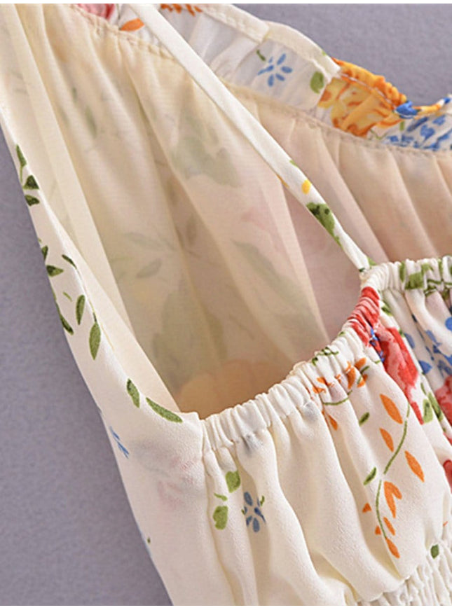 Kinsley Floral Ruffle Mini Dress - Fashion Pov