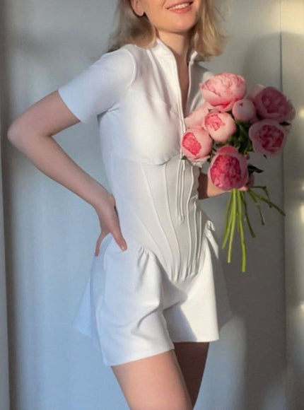 Kylie Bodycon Romp Playsuit - Fashion Pov