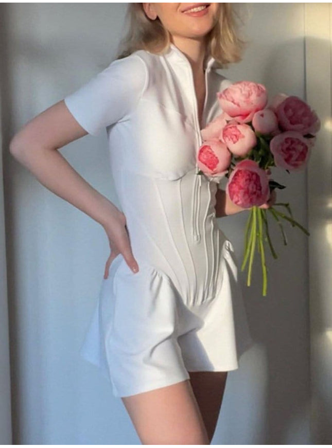 Kylie Bodycon Romp Playsuit - Fashion Pov