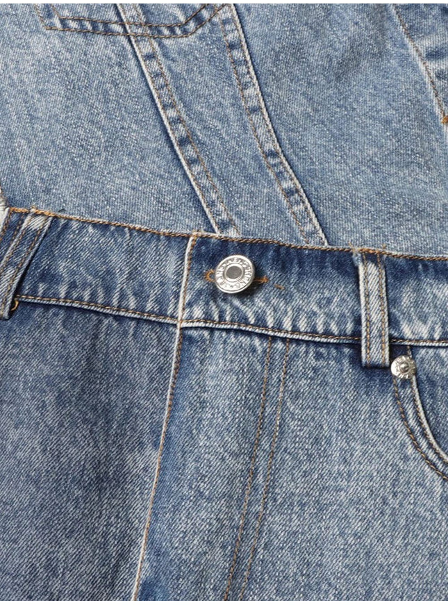 Landon Sleeveless Denim Dress - Fashion Pov
