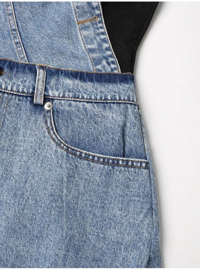 Landon Sleeveless Denim Dress - Fashion Pov