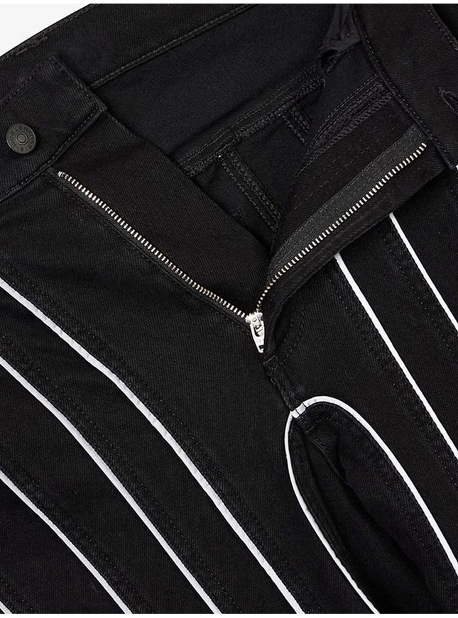 Leah Spliced Button Pant - Fashion Pov