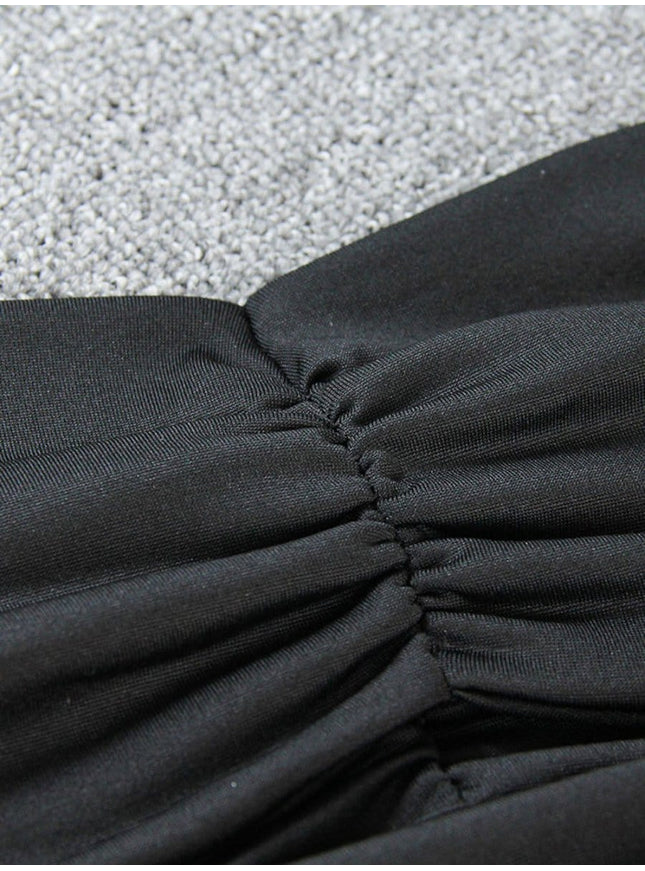 Leia Hollow out Backless Mini Dress - Fashion Pov