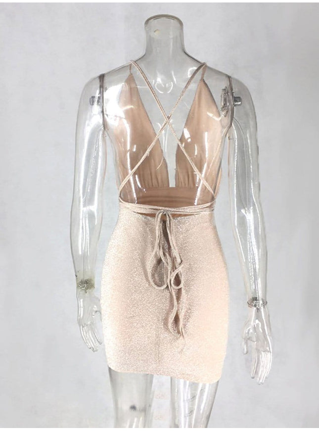 Leighton Backless Mini Dress - Fashion Pov