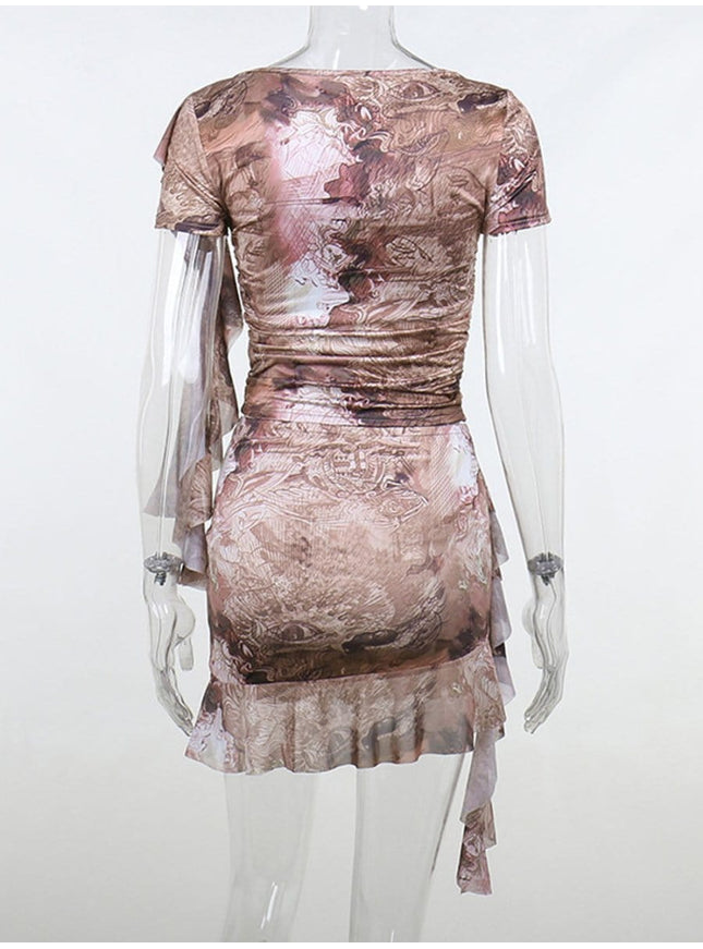 Leila Ruffle Top & Mini Skirt Set - Fashion Pov