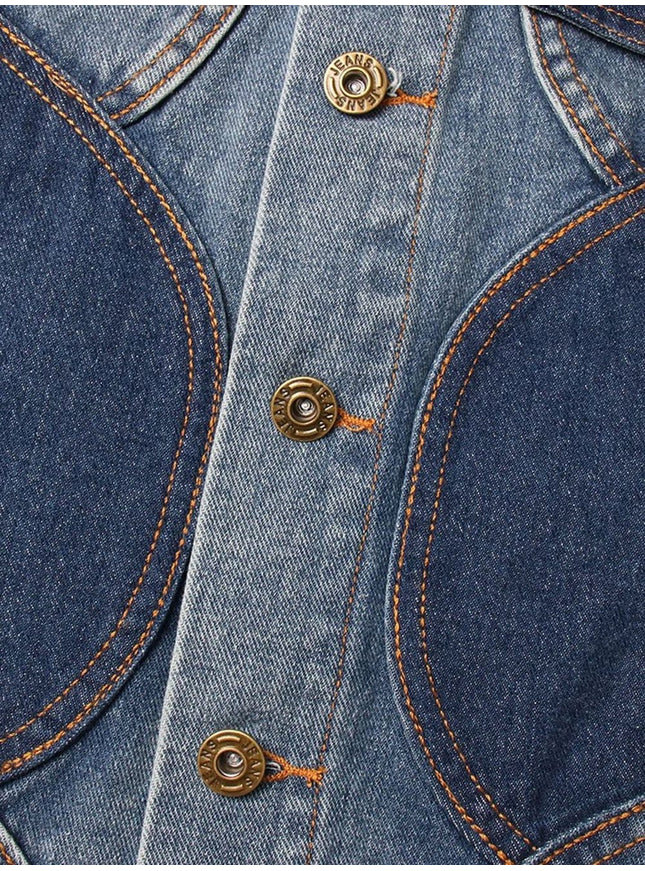Livia Hollow Out Denim Jacket - Fashion Pov