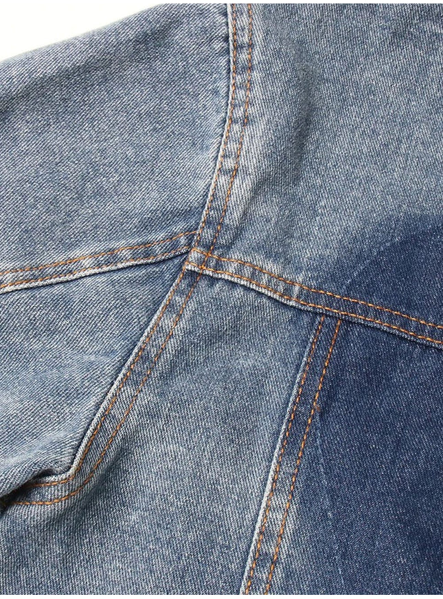 Livia Hollow Out Denim Jacket - Fashion Pov